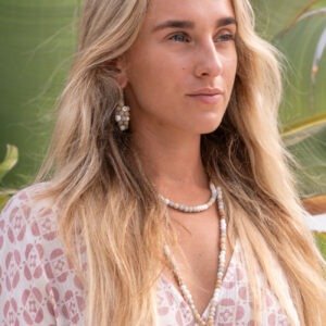 Necklace Jacinto Gold/Aqua